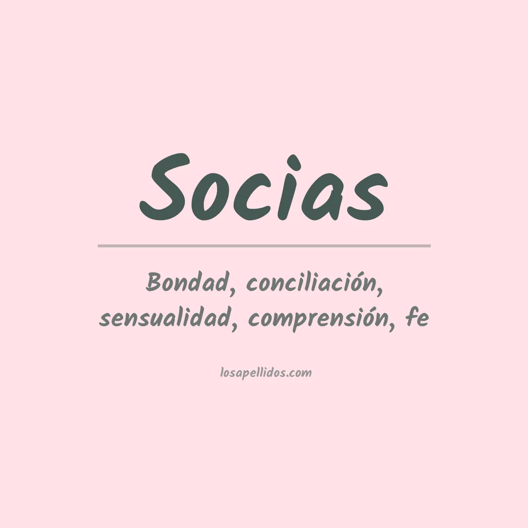 Apellido Socias