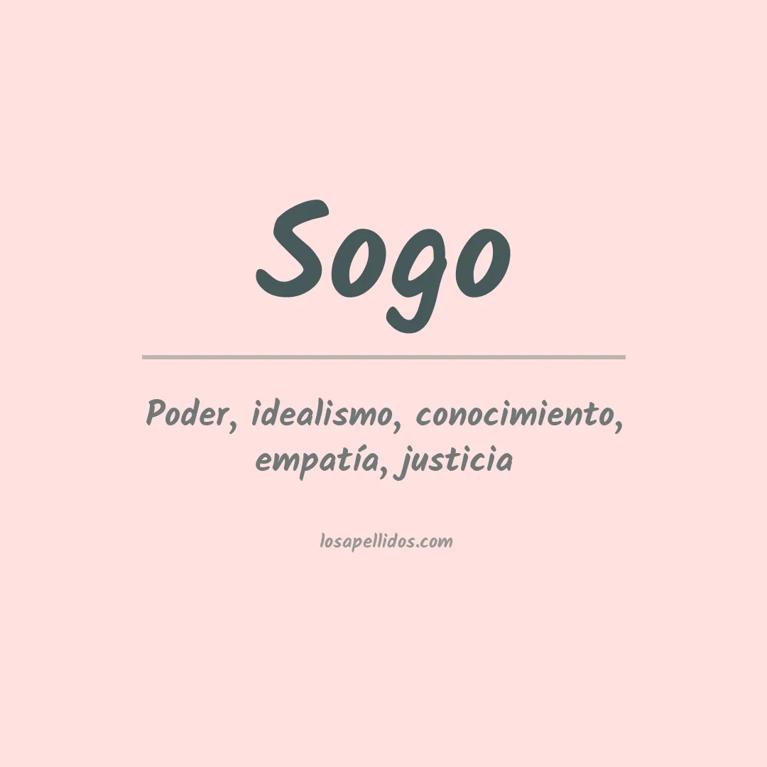Apellido Sogo