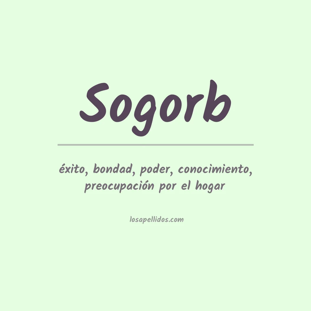 Apellido Sogorb
