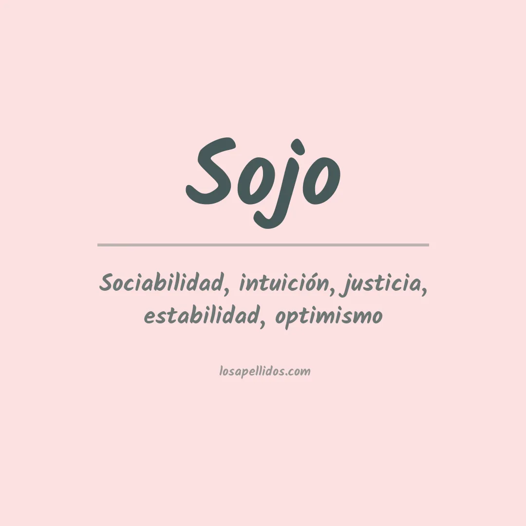 Apellido Sojo