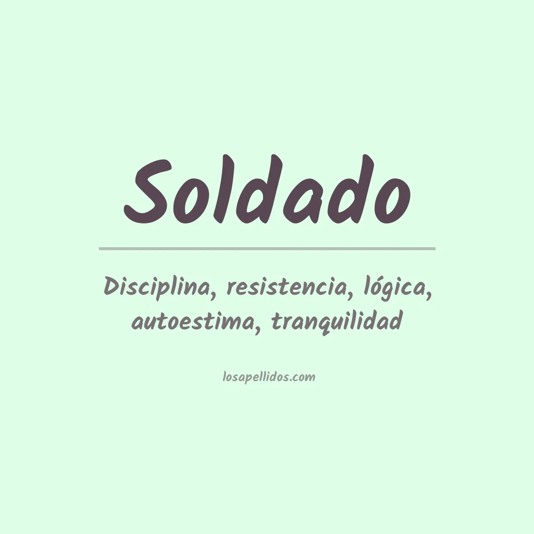 Apellido Soldado