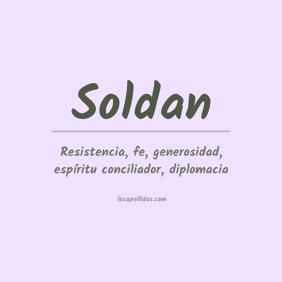 Apellido Soldan