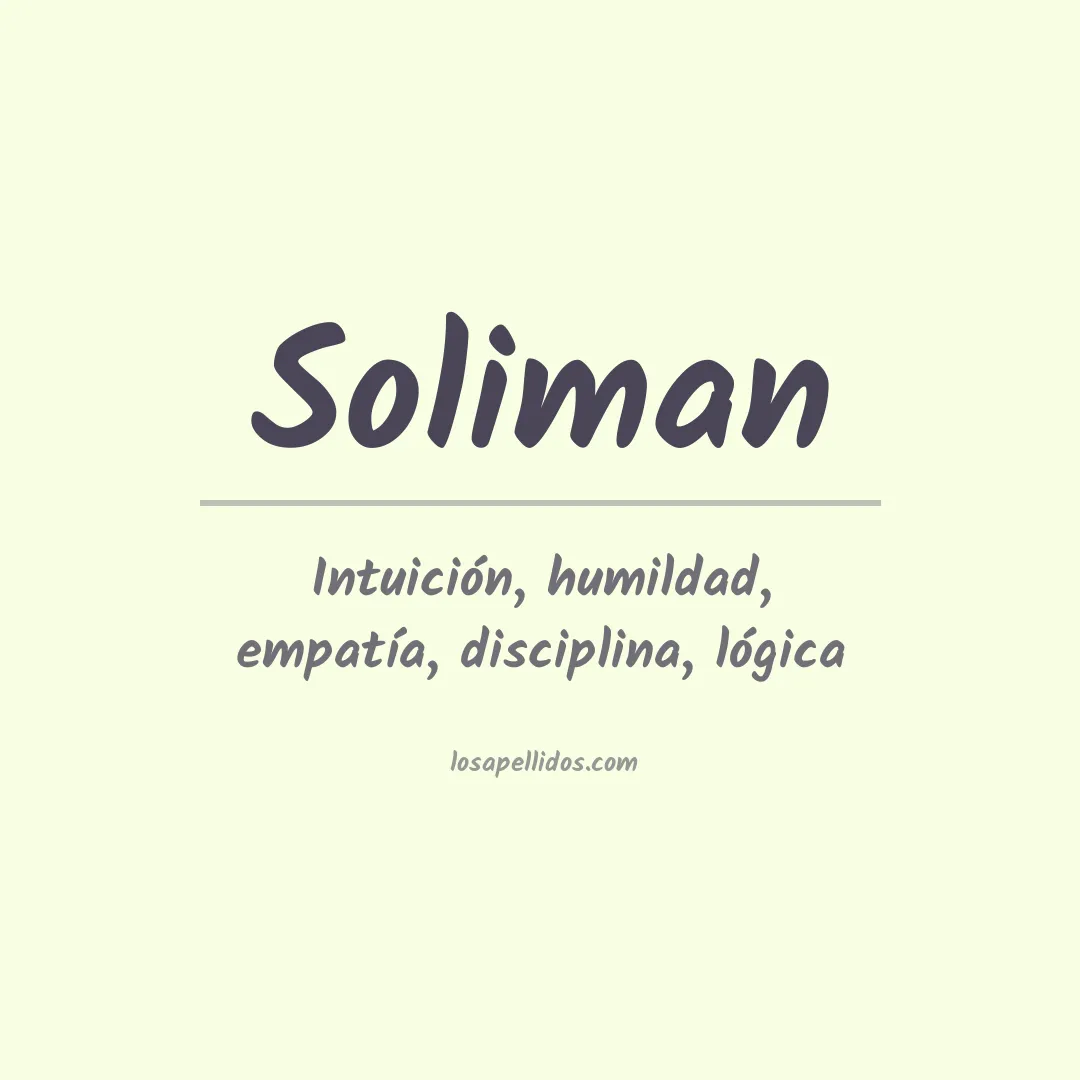 Apellido Soliman