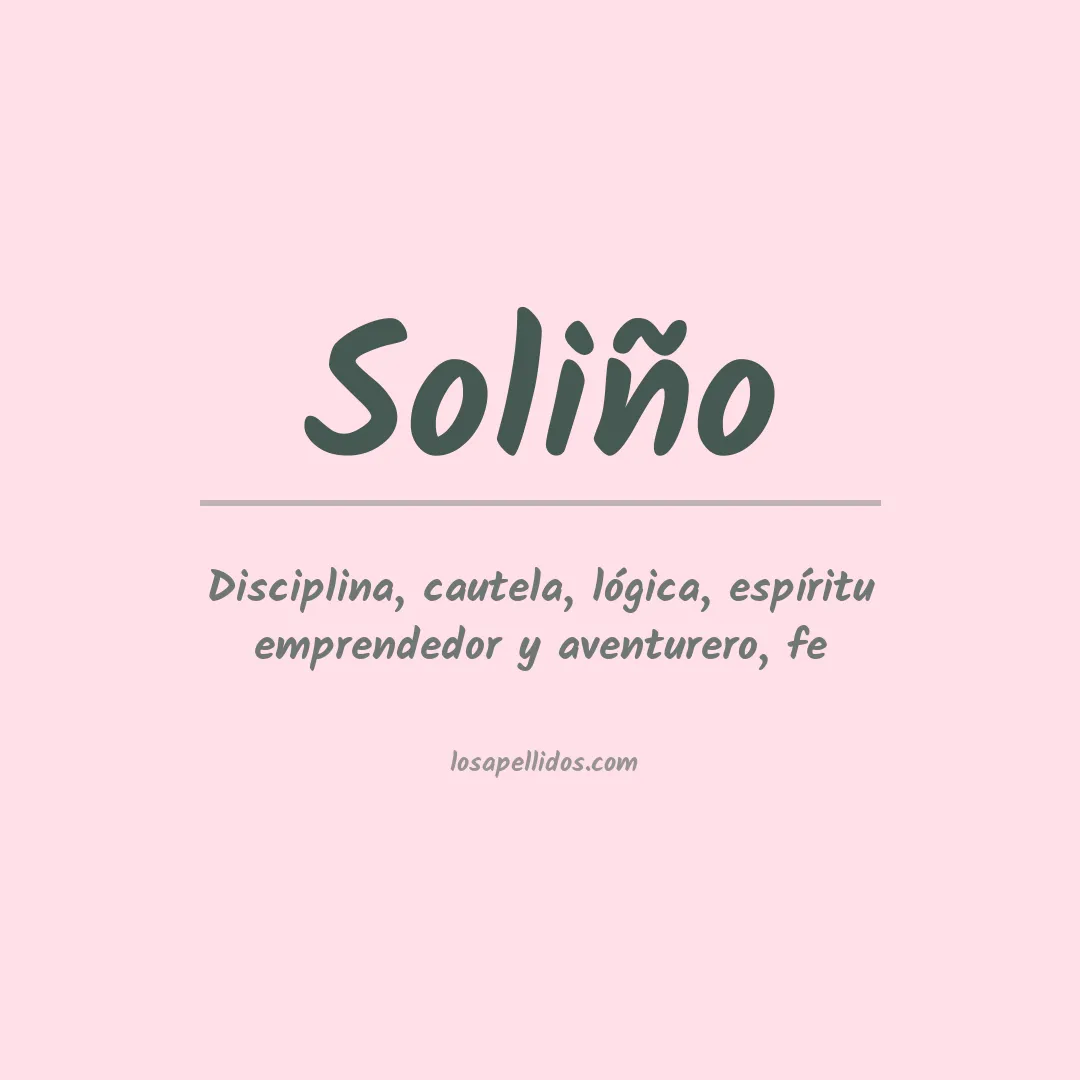 Apellido Soliño