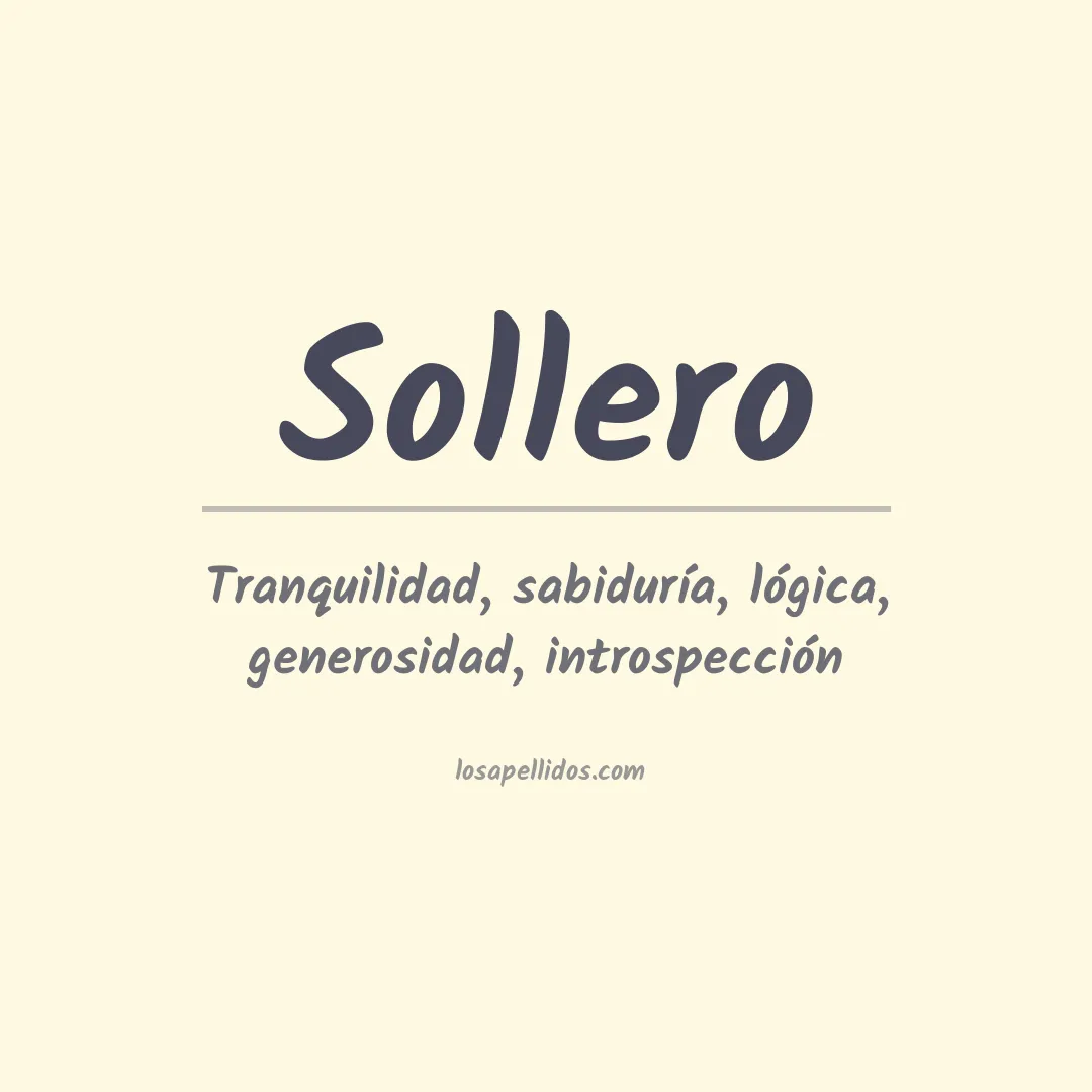 Apellido Sollero