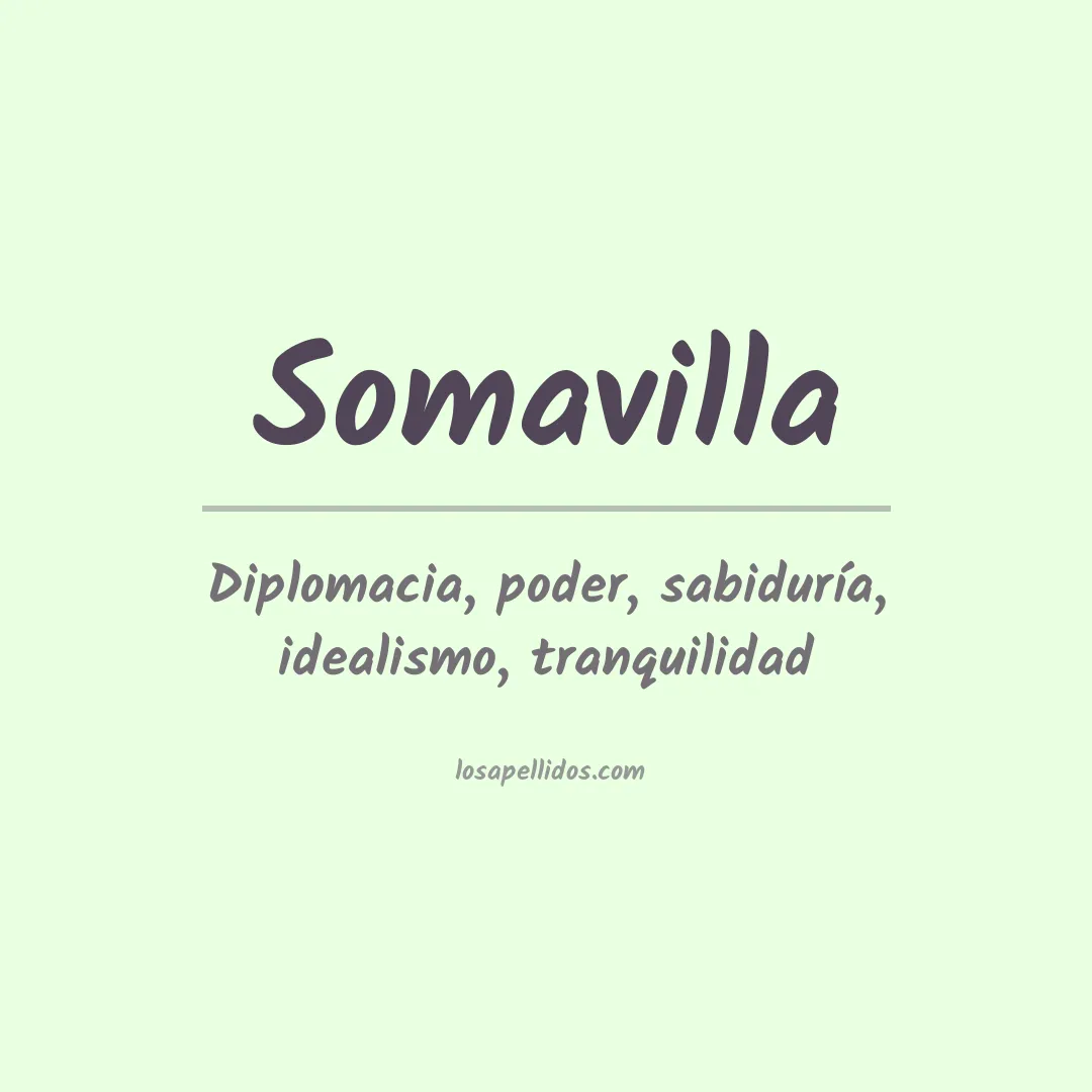 Apellido Somavilla