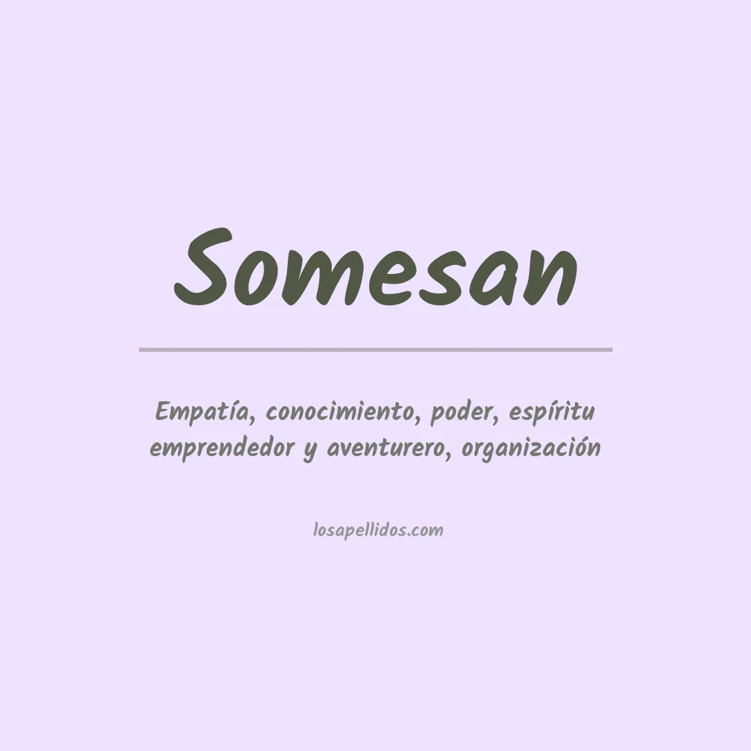 Apellido Somesan