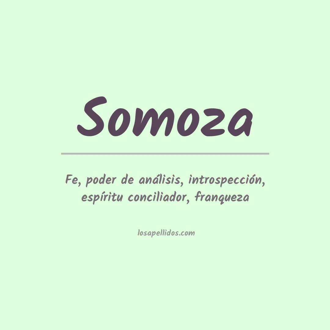 Apellido Somoza