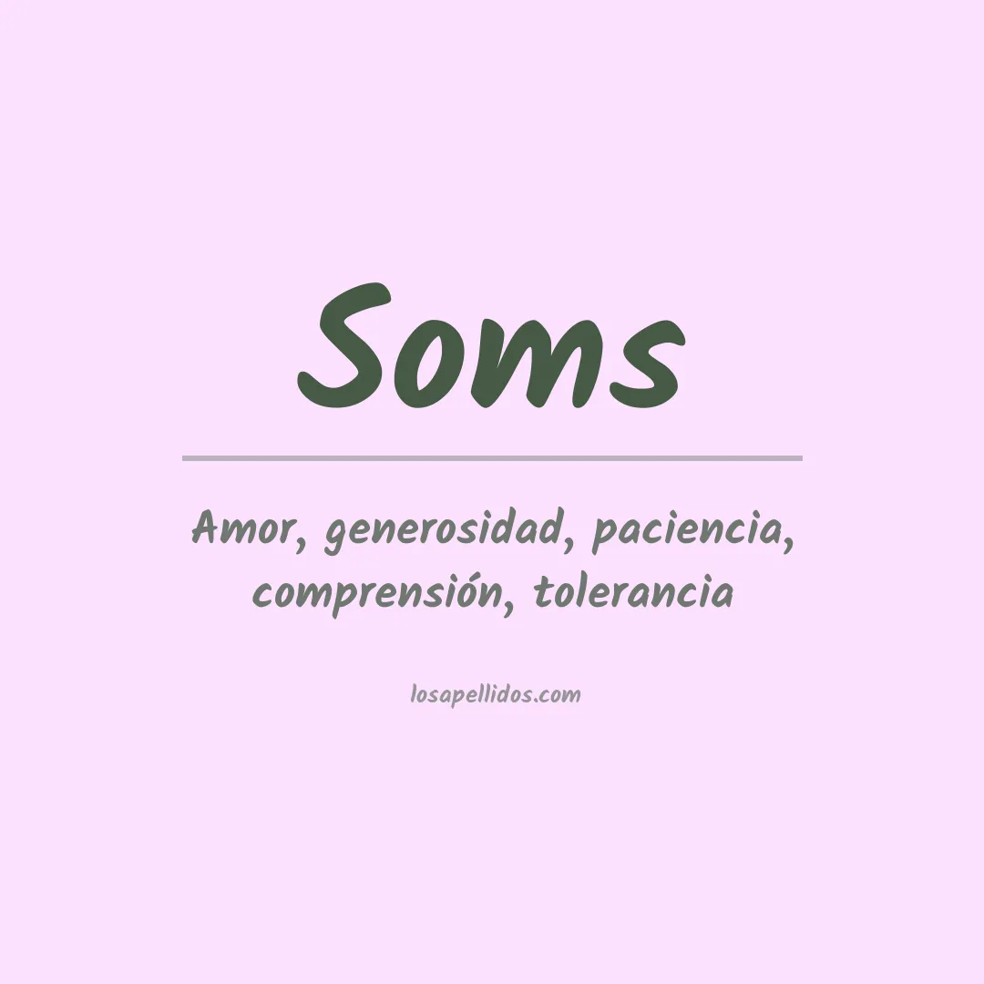 Apellido Soms