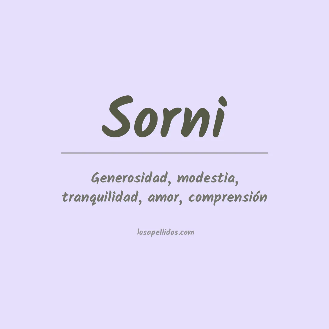 Apellido Sorni