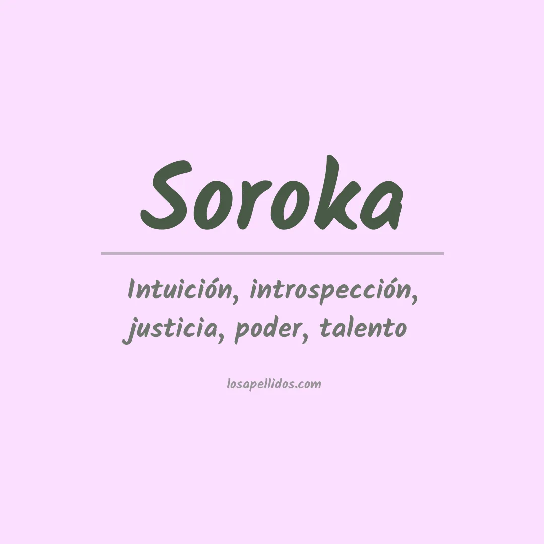 Apellido Soroka