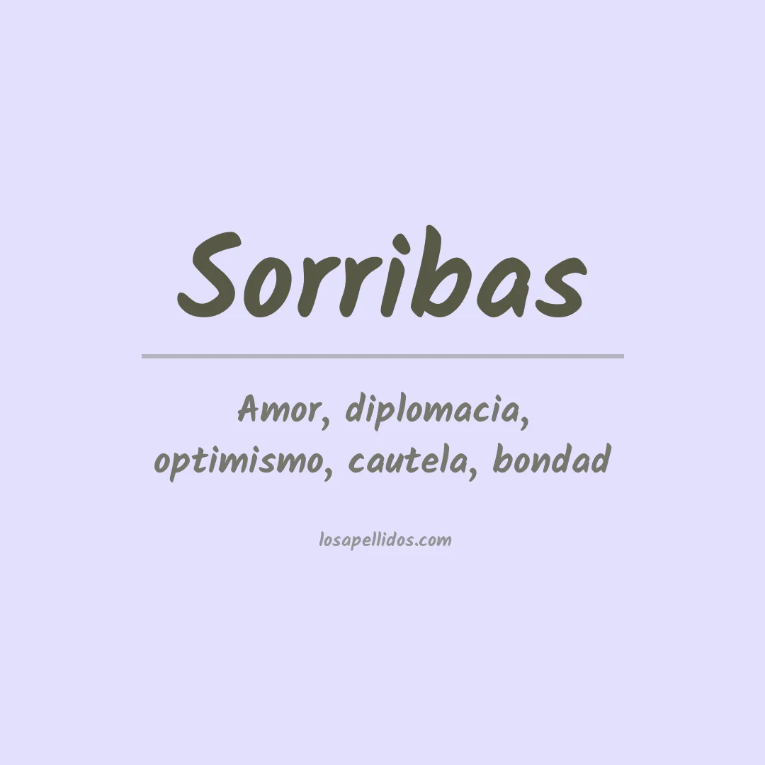 Apellido Sorribas
