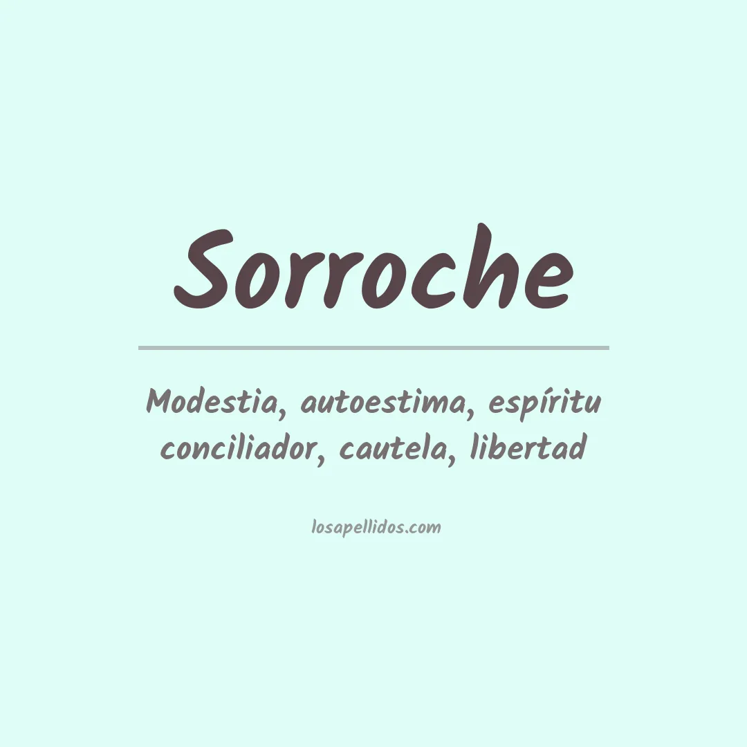 Apellido Sorroche