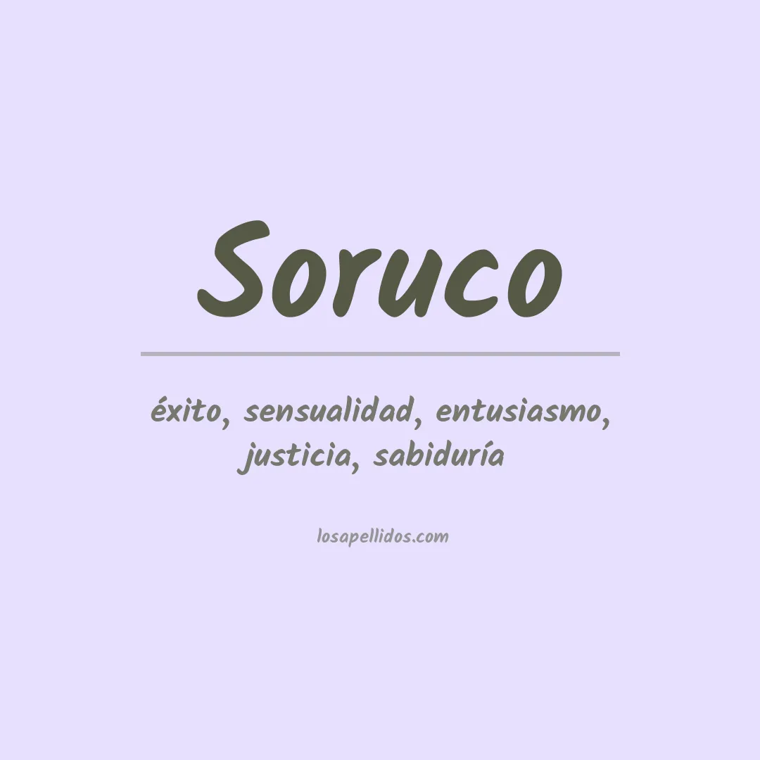 Apellido Soruco
