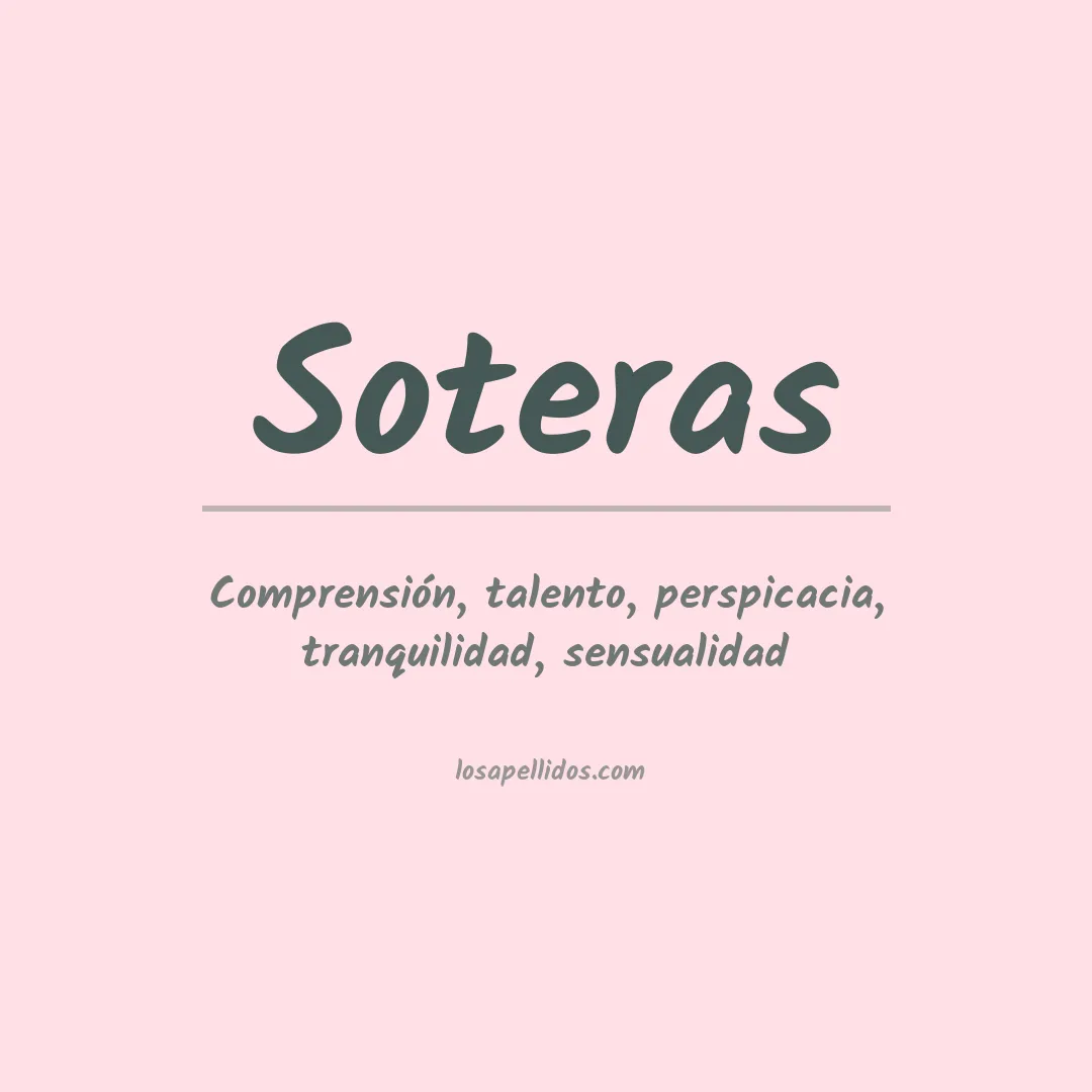 Apellido Soteras