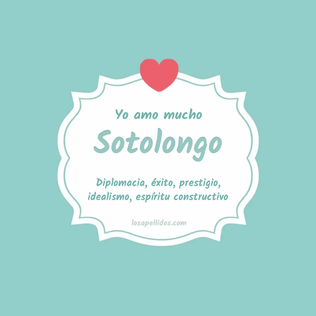Yo amo mucho Sotolongo