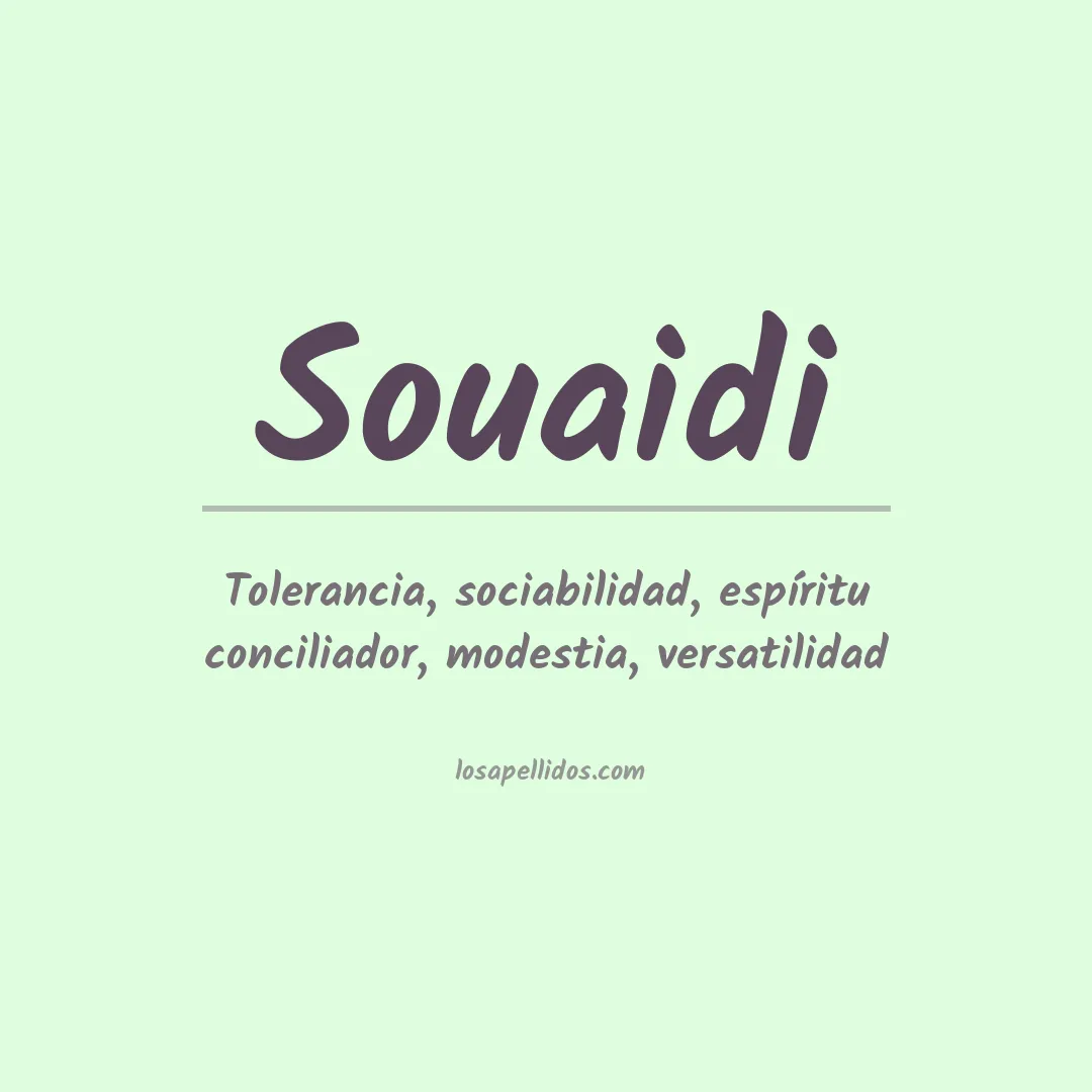 Apellido Souaidi