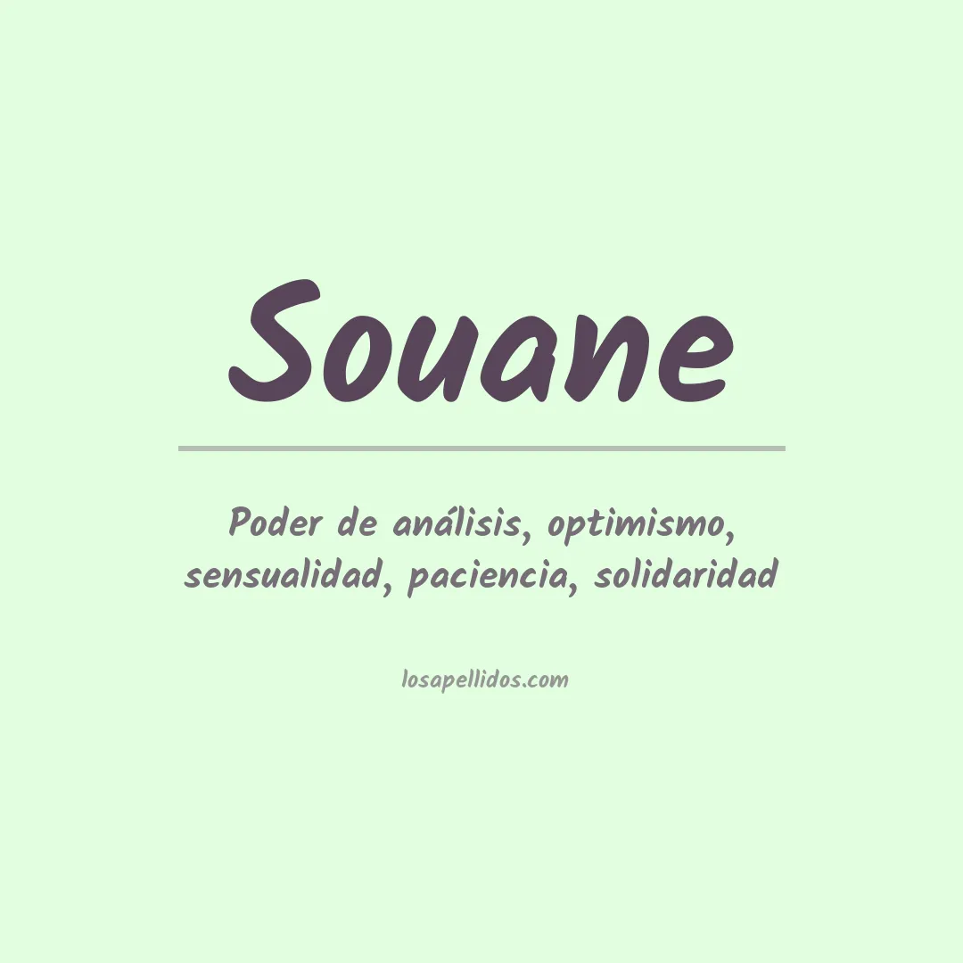 Apellido Souane