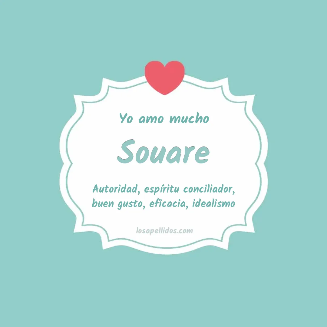 Yo amo mucho Souare