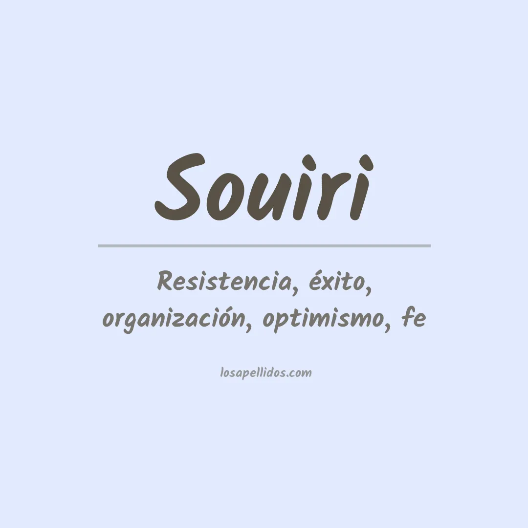Apellido Souiri