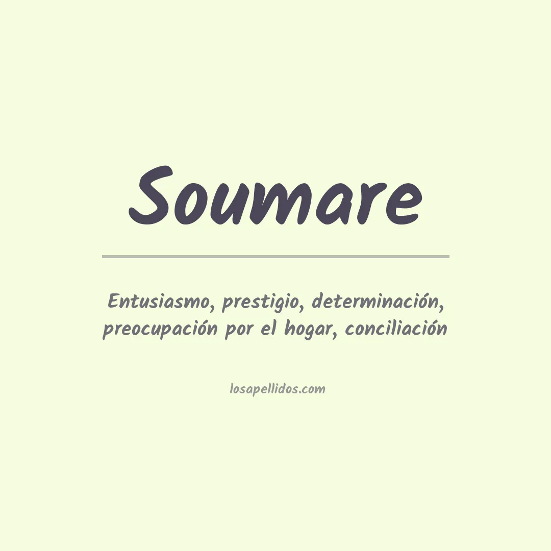 Apellido Soumare