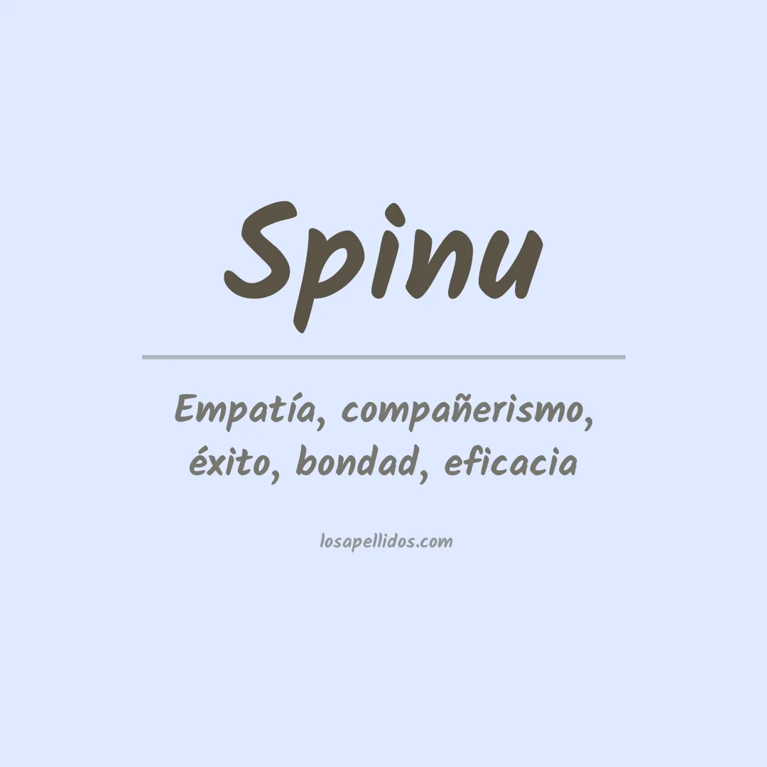 Apellido Spinu