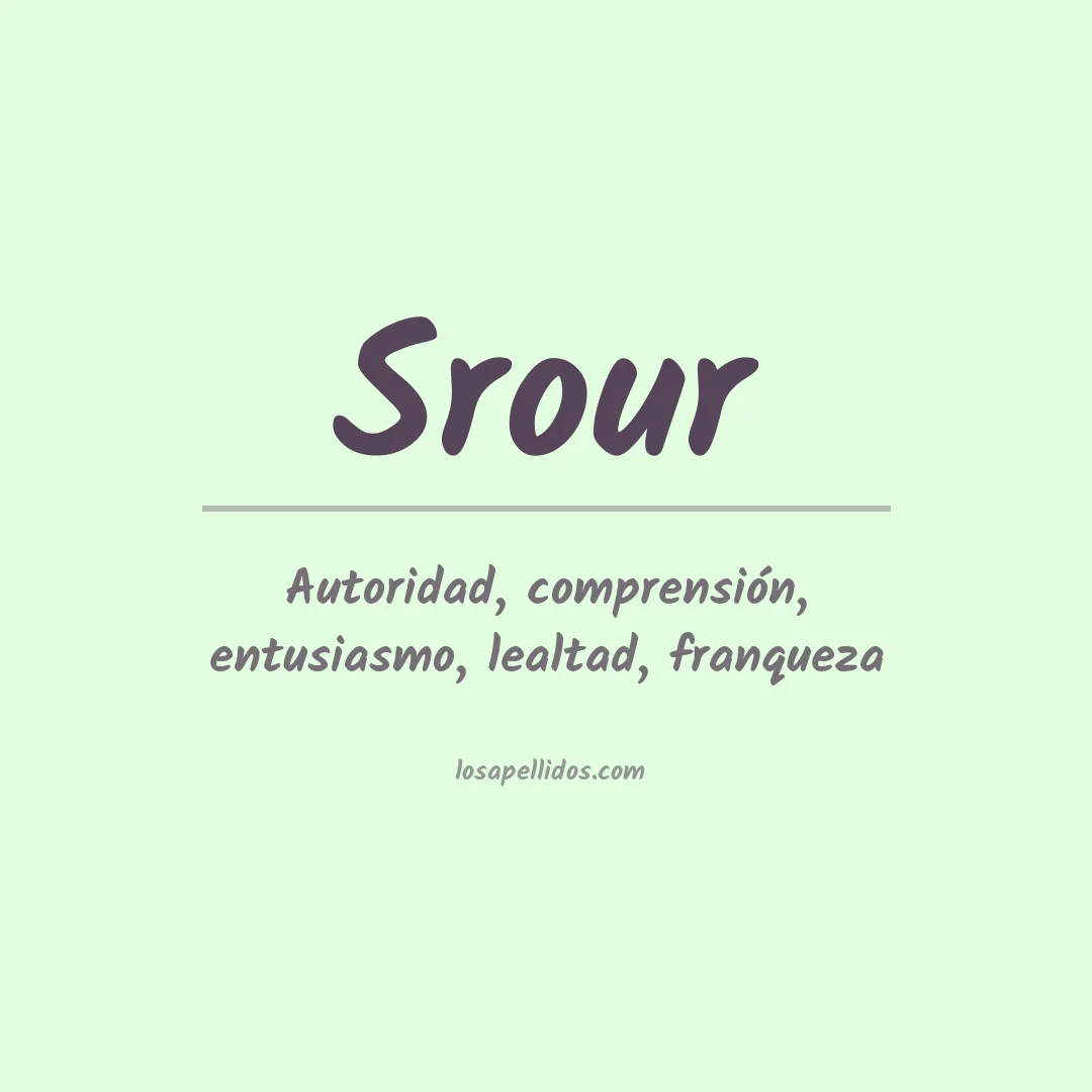 Apellido Srour