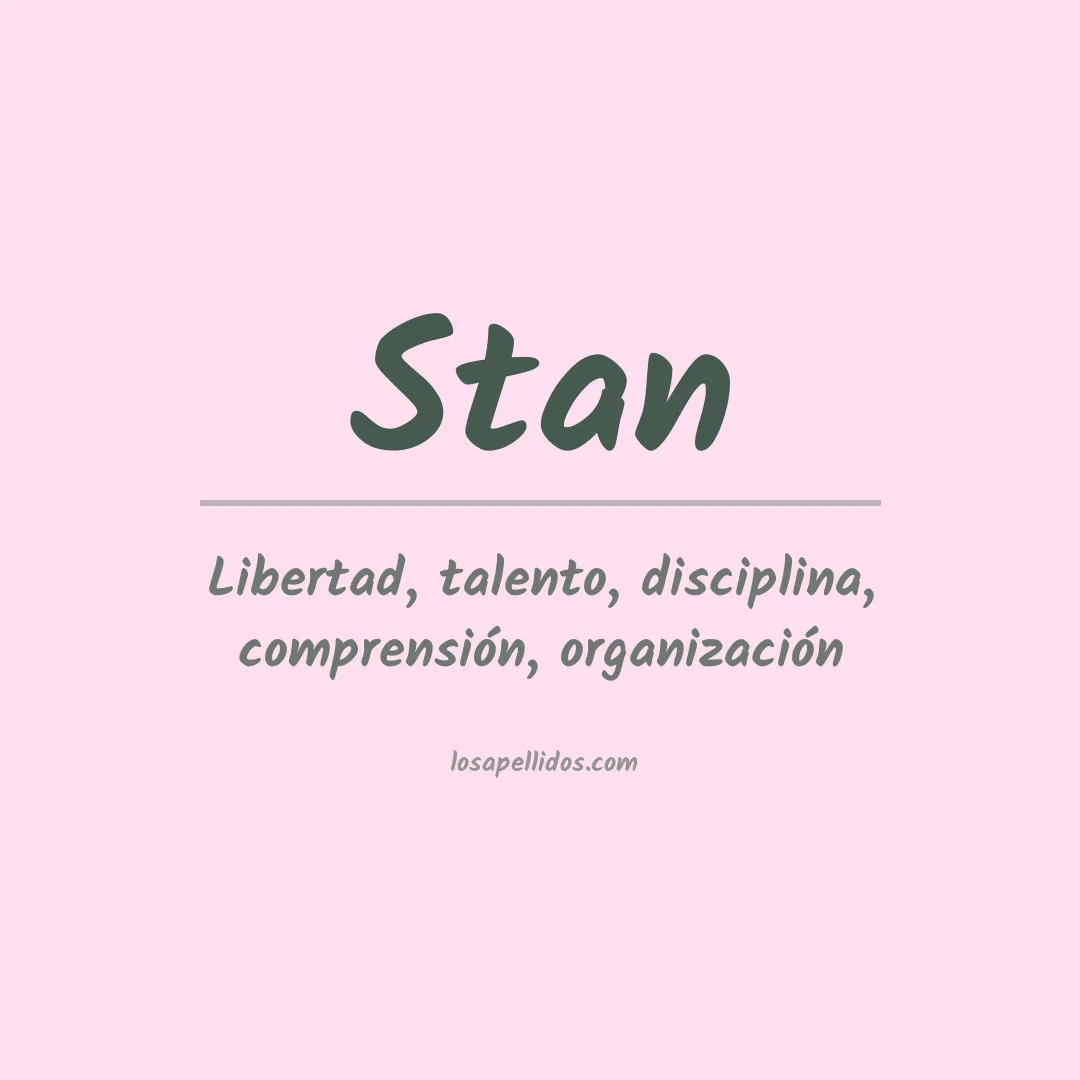 Apellido Stan