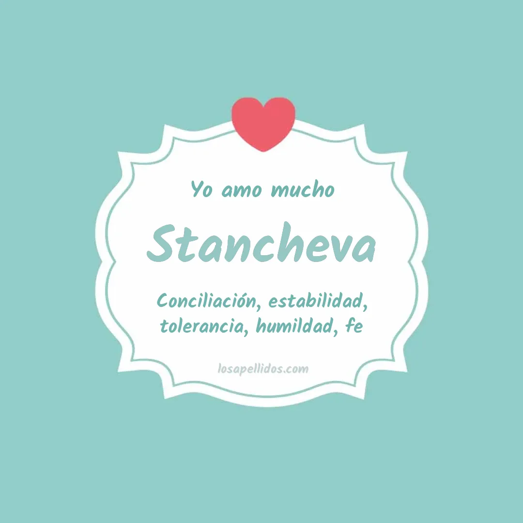 Yo amo mucho Stancheva