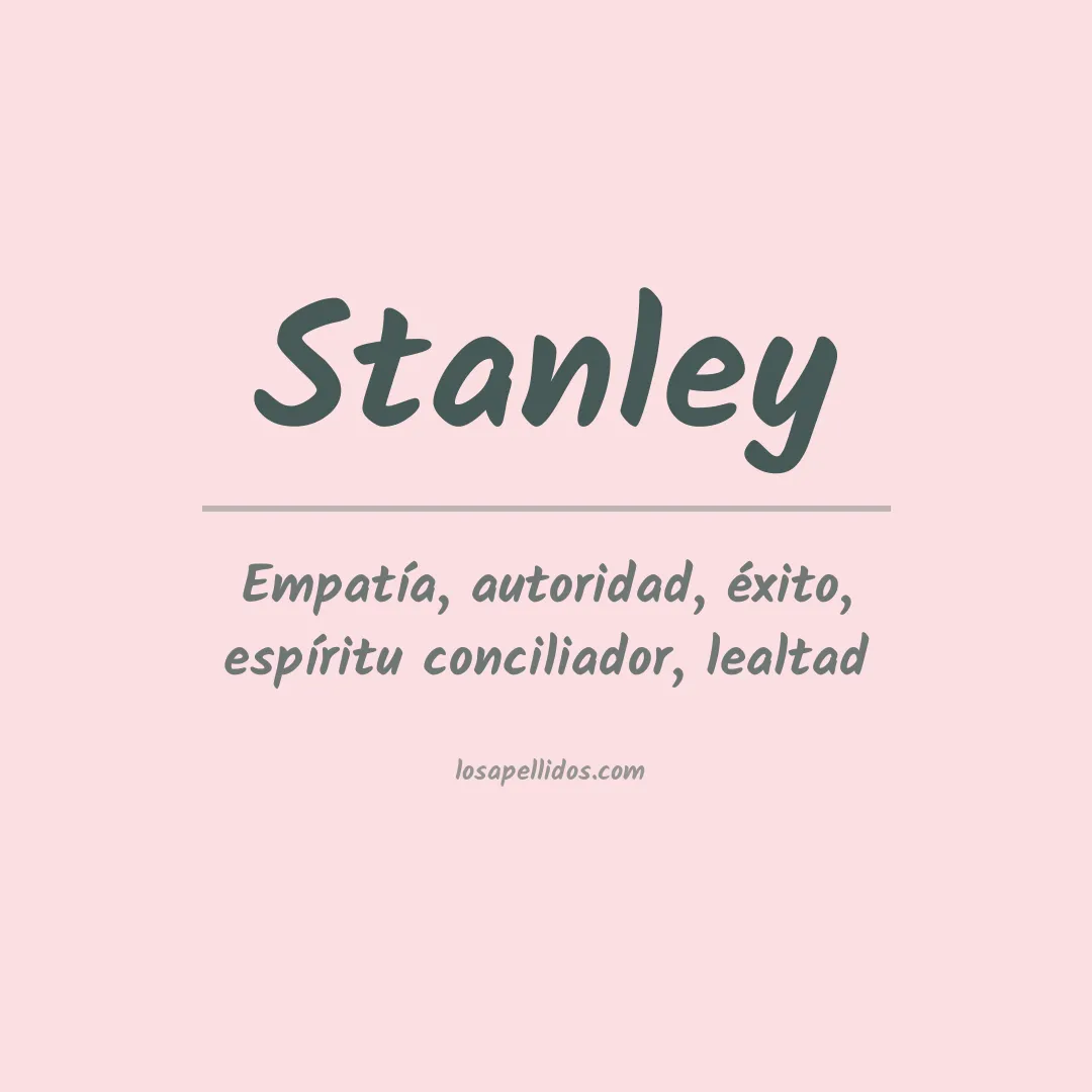 Apellido Stanley