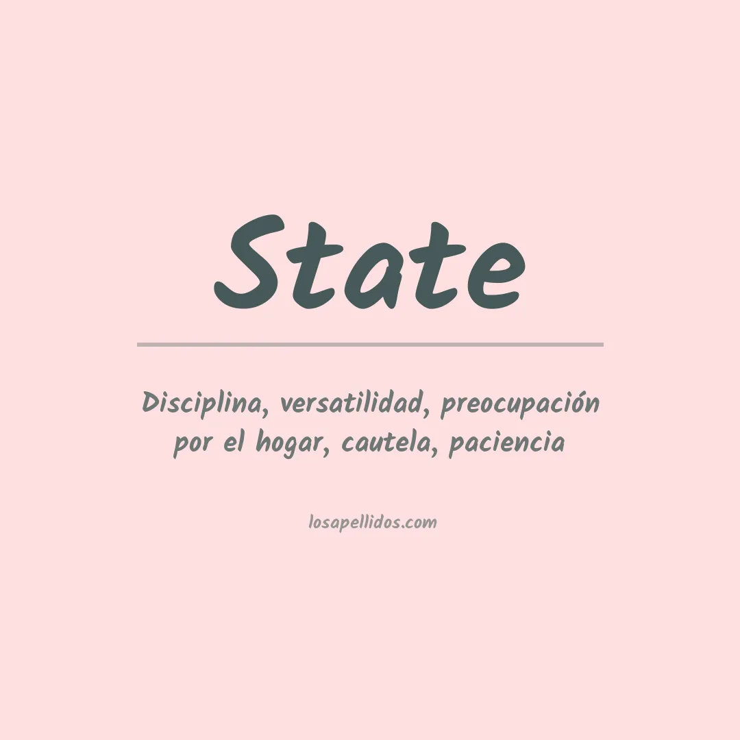 Apellido State