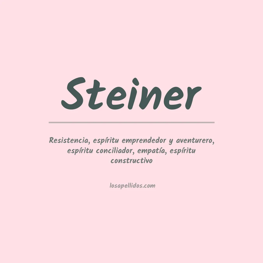Apellido Steiner