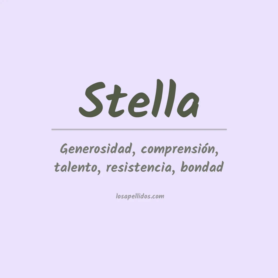 Apellido Stella