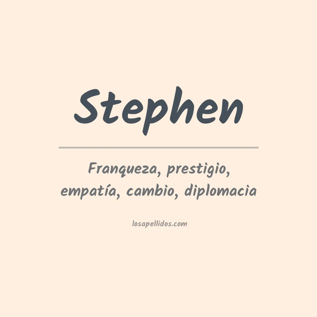 Apellido Stephen