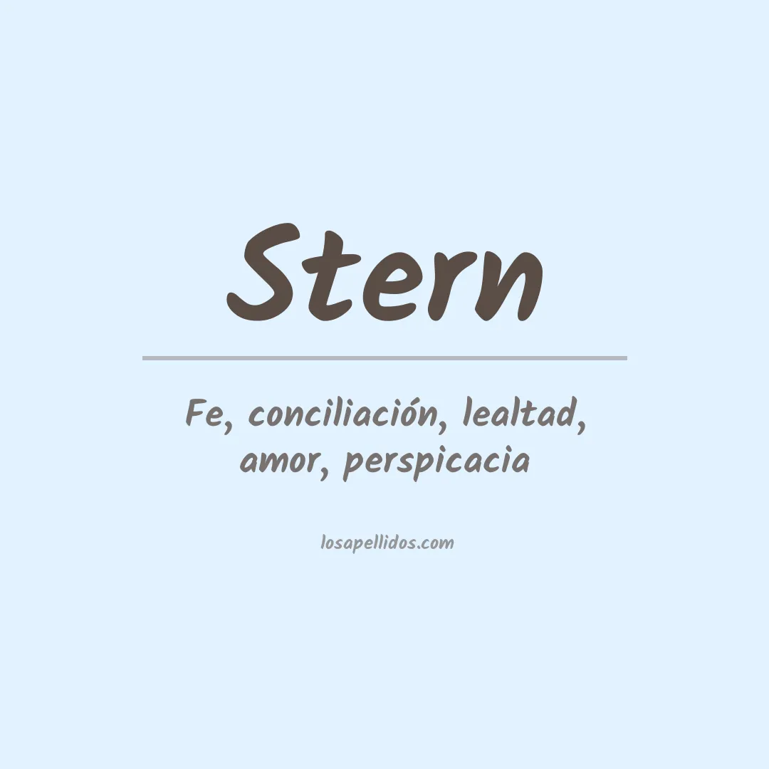 Apellido Stern