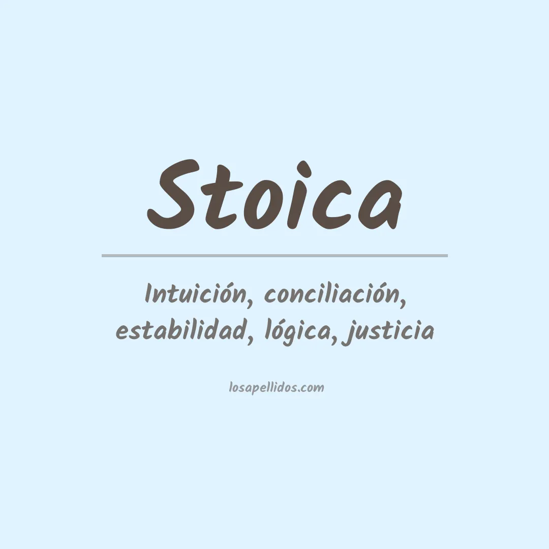 Apellido Stoica