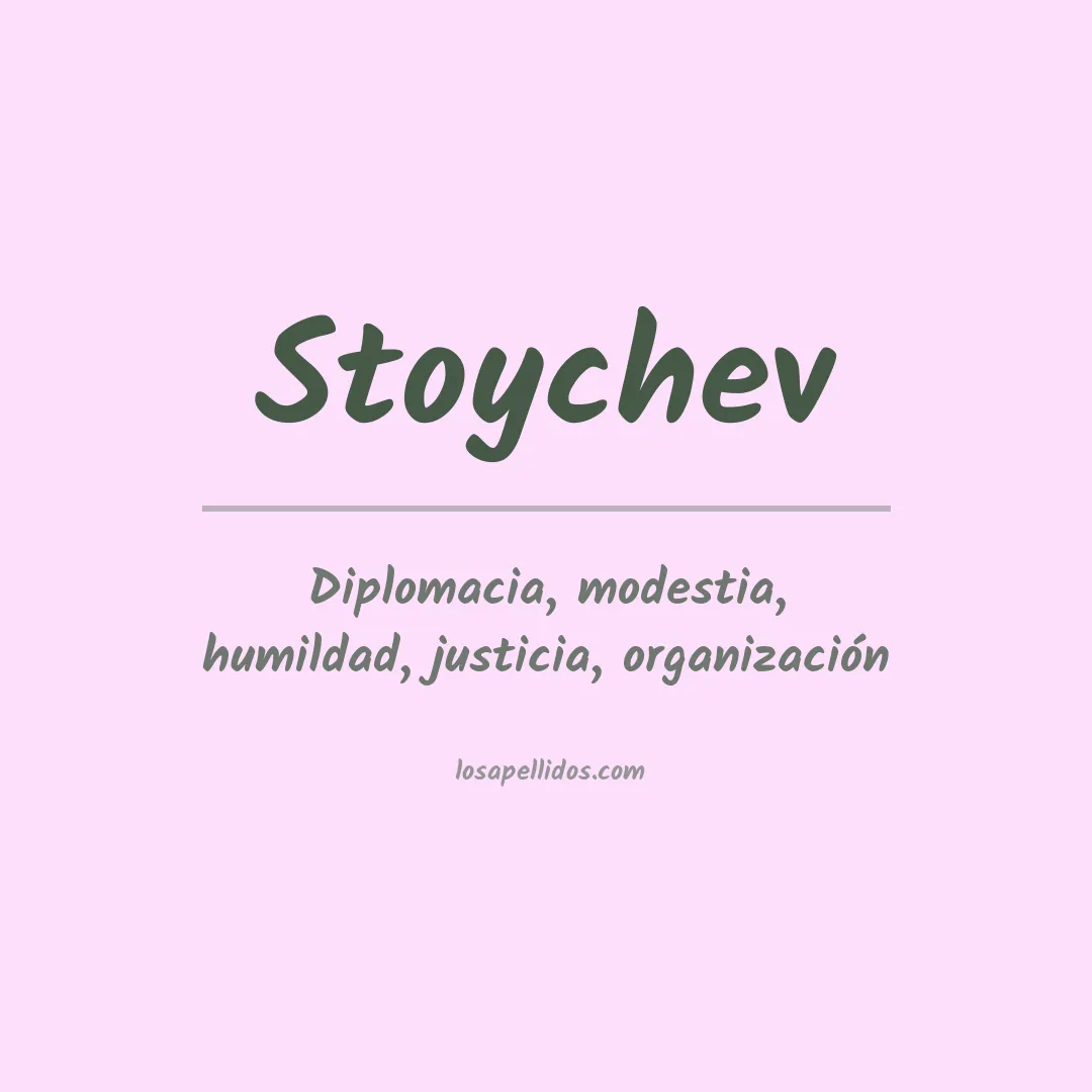 Apellido Stoychev