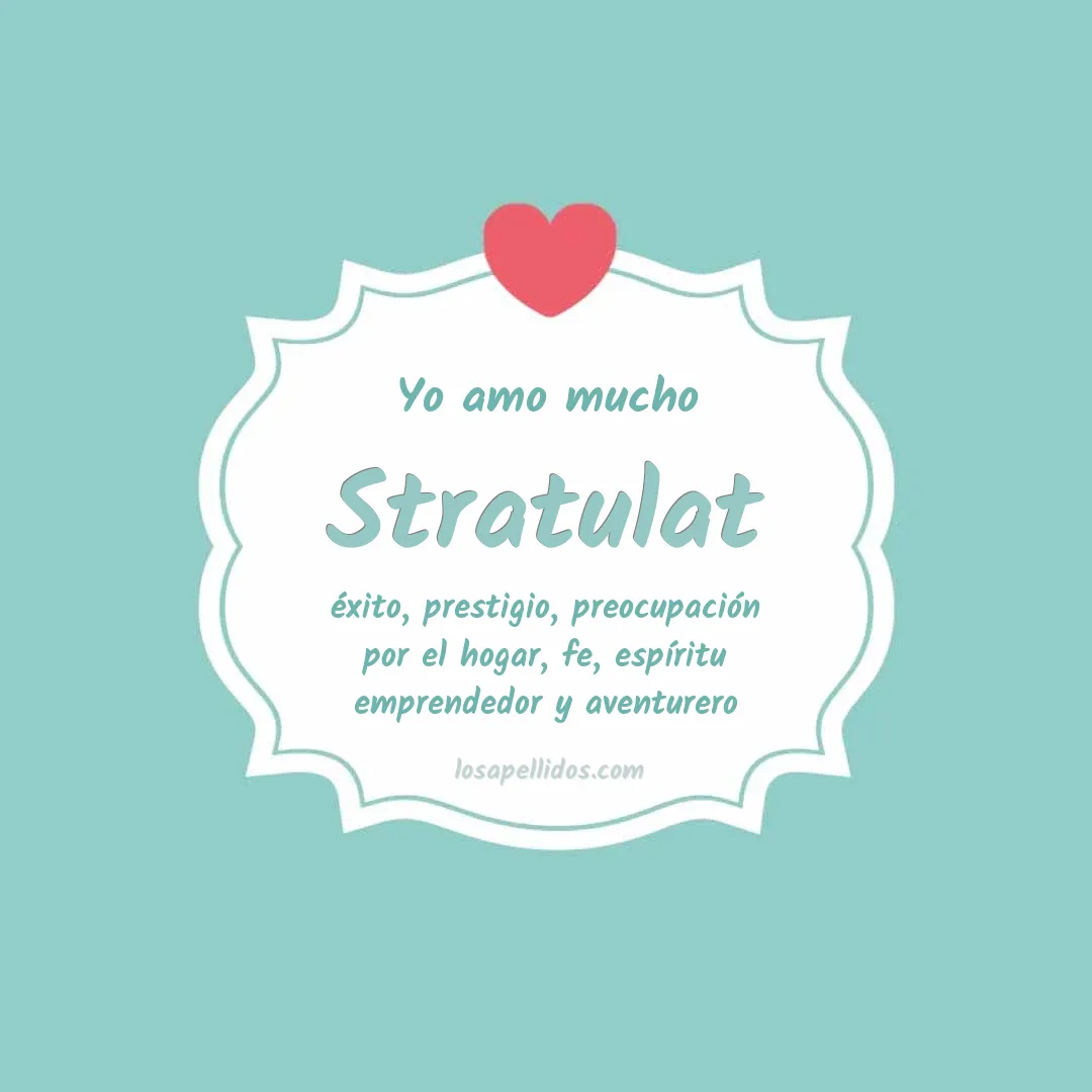 Yo amo mucho Stratulat