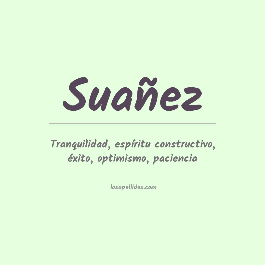 Apellido Suañez