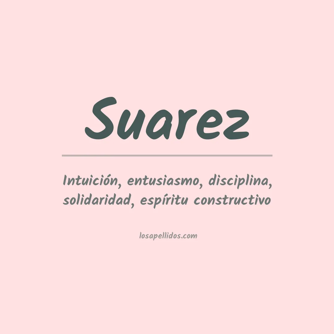 Apellido Suárez