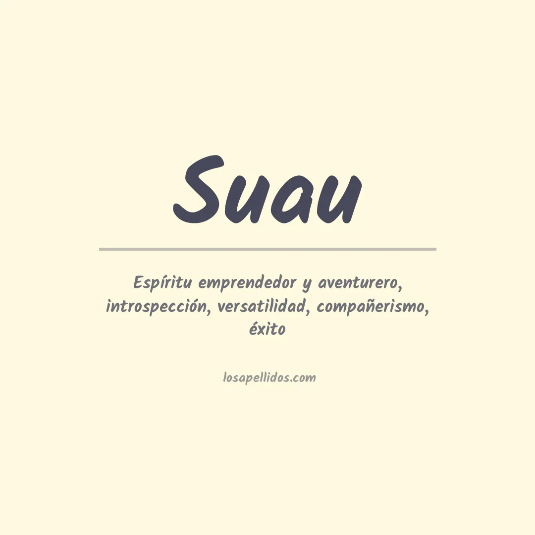 Apellido Suau