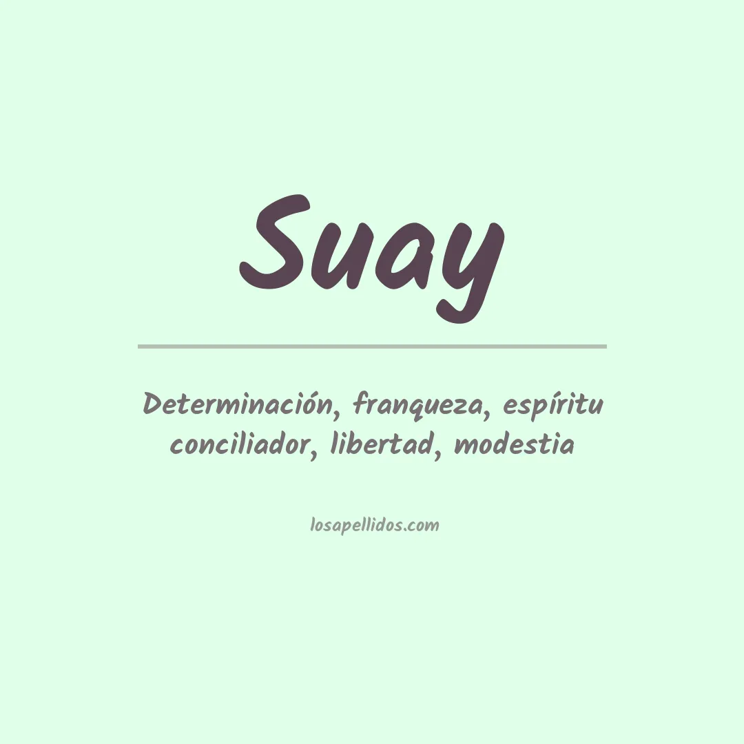 Apellido Suay
