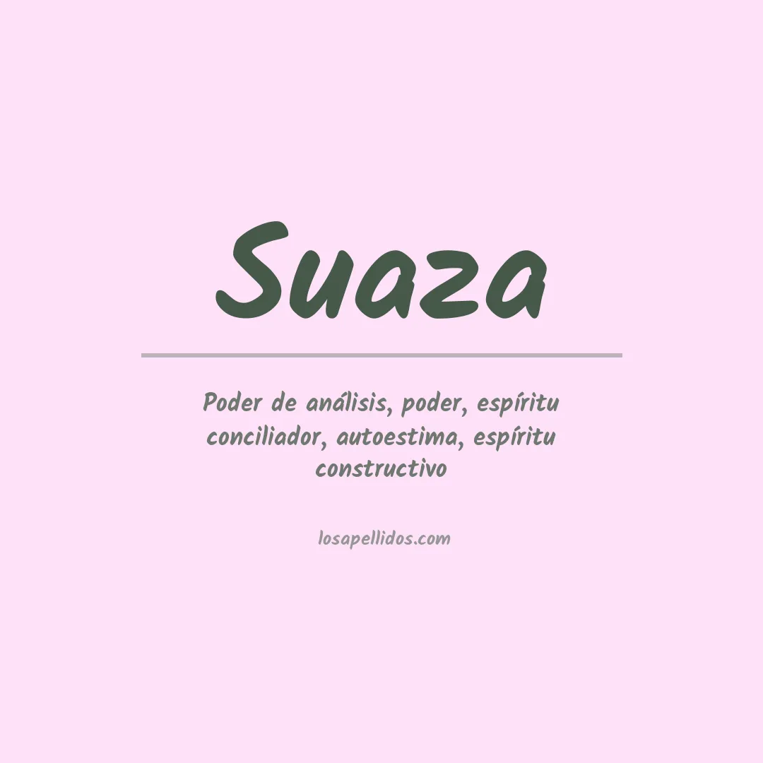 Apellido Suaza