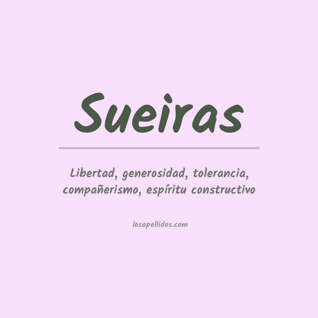 Apellido Sueiras