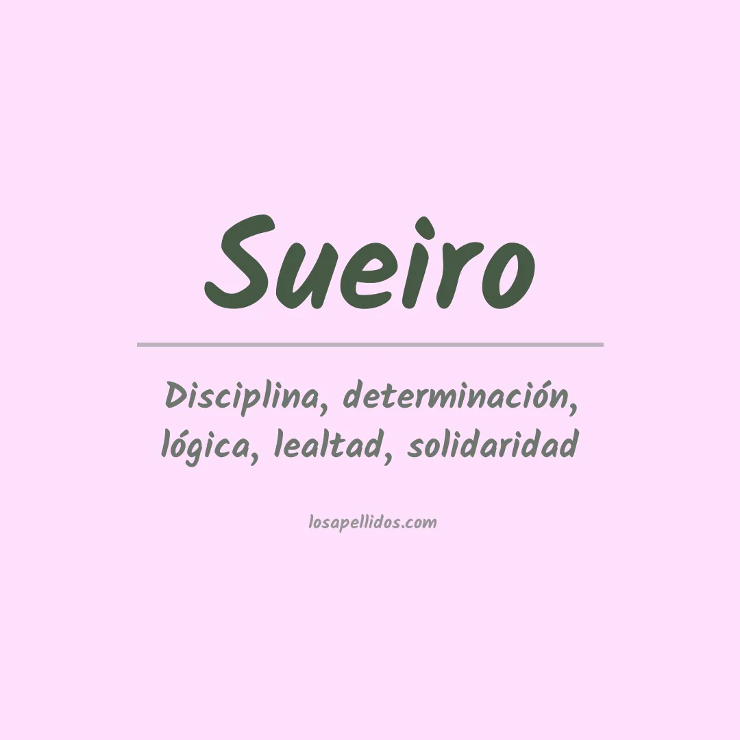 Apellido Sueiro