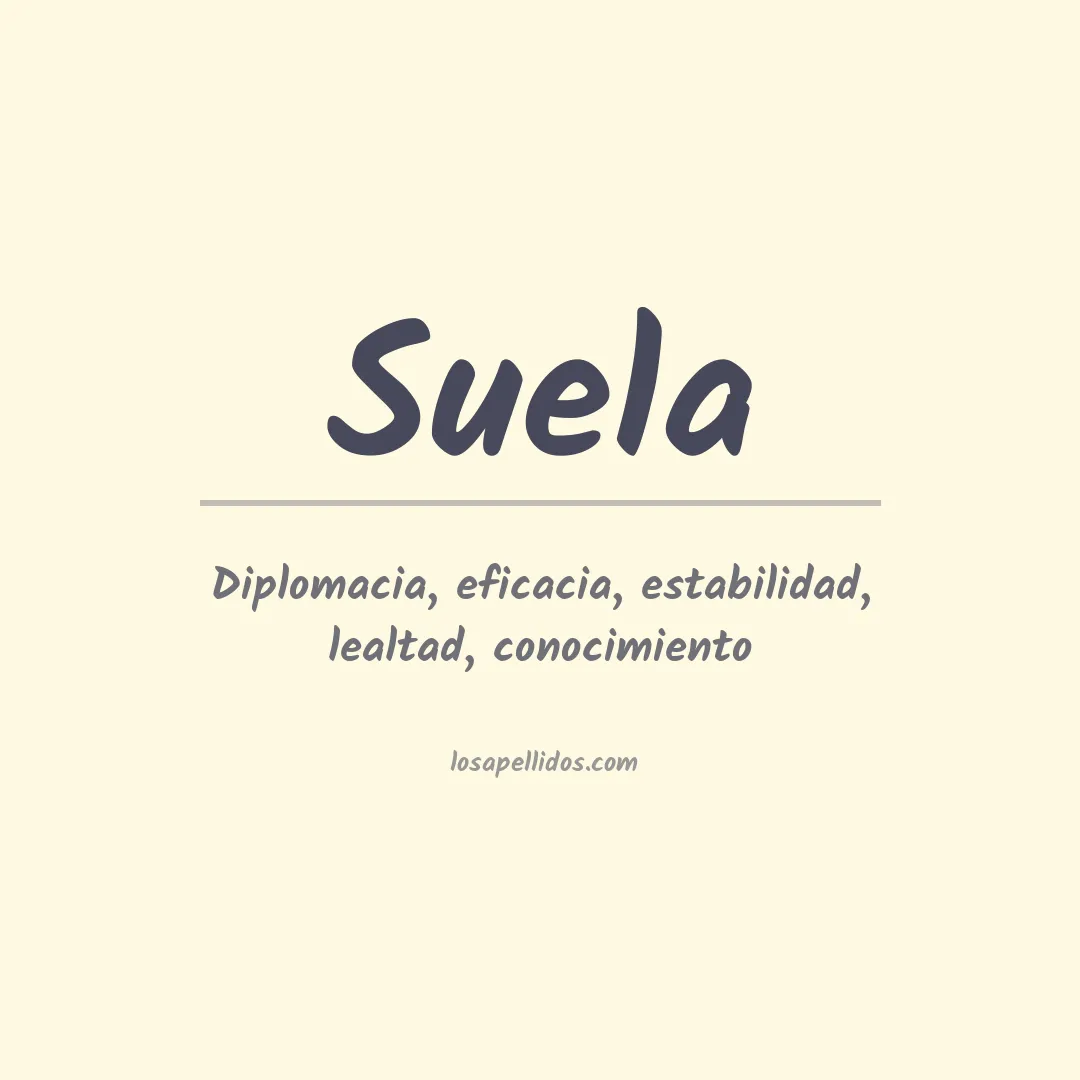 Apellido Suela