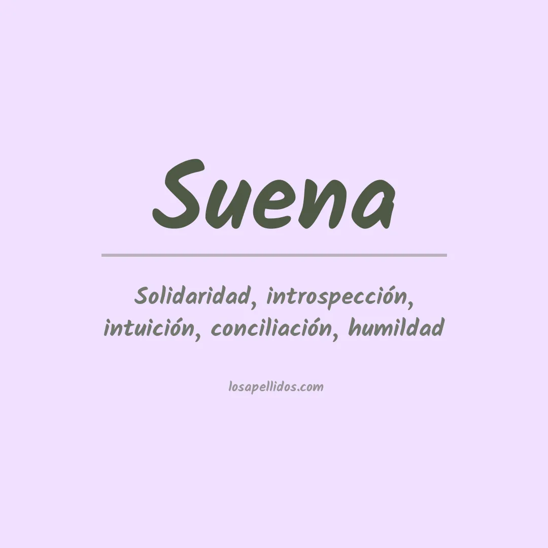 Apellido Suena