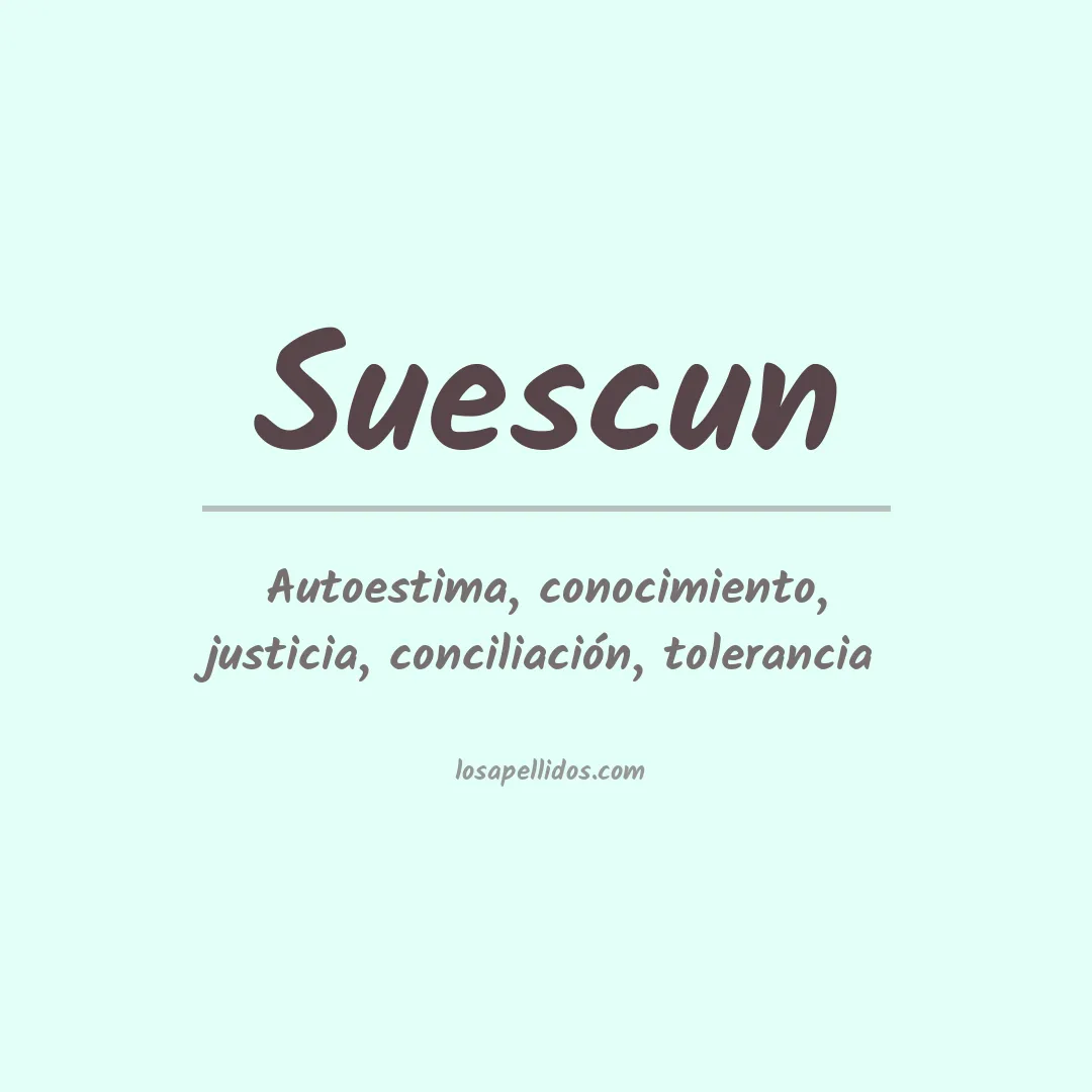 Apellido Suescun