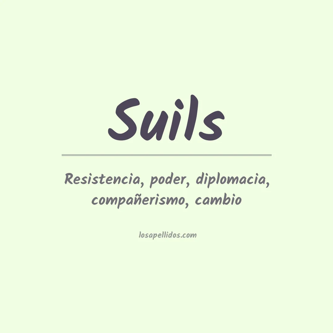 Apellido Suils
