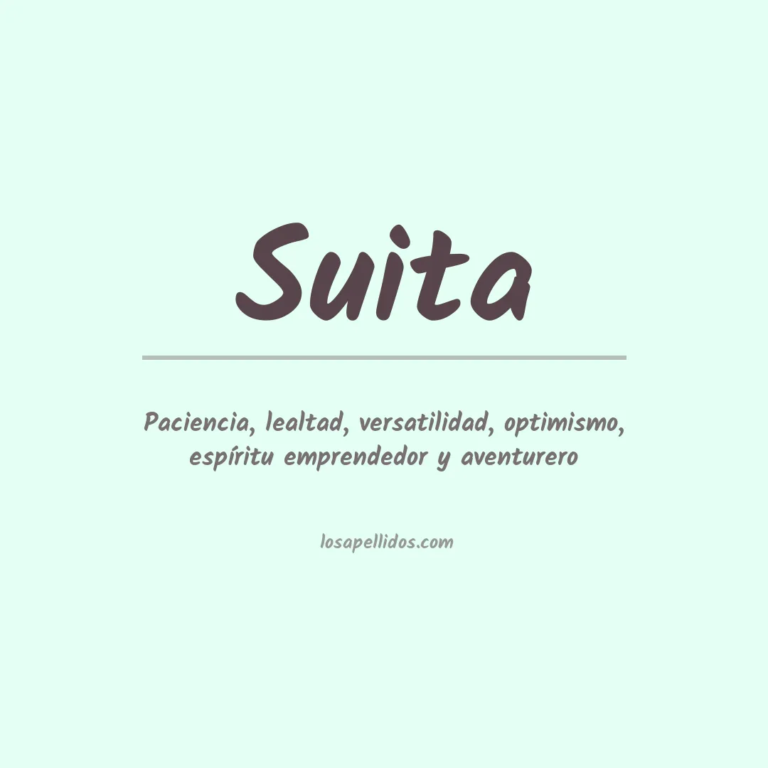 Apellido Suita